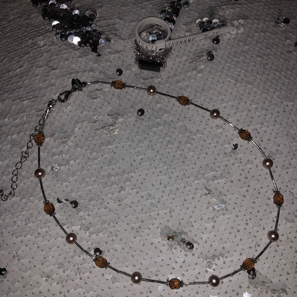 Lia Sophia Jewelry - Lia Sophia Necklace and Ring set Browns